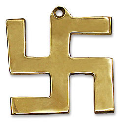 Wall Hanging - Golden Swastik