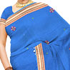 Blue Sari with Hand Embroidery