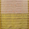 Baby Pink and Mustard Color Gadwal Tissue Saree
