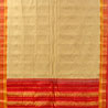Chickoo and Maroon Color Cotton Gadwal Saree
