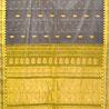 Black and Old Gold Color Sico Gadwal Saree