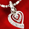 Heart Shaped Silver Pendant