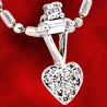 Heart Shaped Silver Pendant