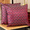 Woven Set of Silk Cushion Covers