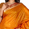 Beautiful Traditional Silk Saree with heavy Zari Pallu