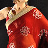 Bridal Red Saree in Georgette