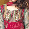 Jaipuri Print Magenta Salwar Kameez