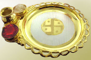 Golden Puja Thali