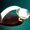 Silver Wooden Diya