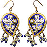Blue Lacquer Earrings
