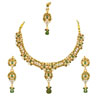 Gold Plated Necklace Earrings Set