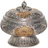 German Silver Round Box