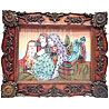 Gemstone Painting of Tribal Rajasthani Ladies