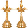 Brass Lamp with Lights - Set of 2