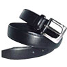 Black Formal Leather Belt