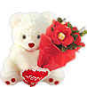 Cute Teddy with Ferrero Rochers