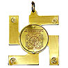 Om Swastika with Sri Yantra