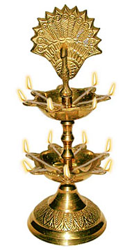 Peacock Lamp